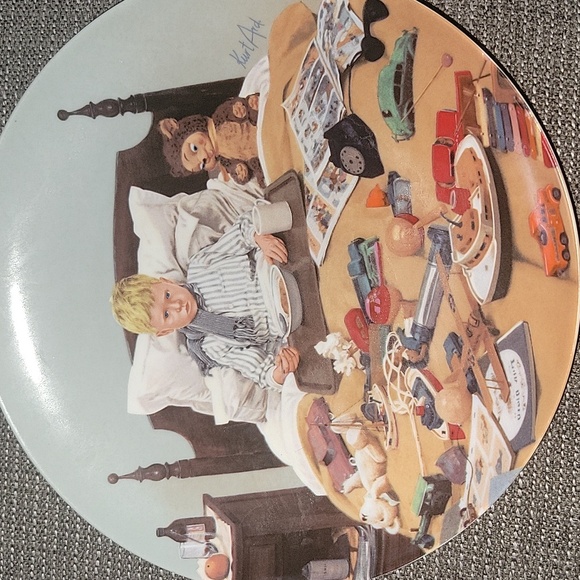 KURT ARD porcelain wall plate dish Limited Edition. From 1986 Bing & Grondahl - Picture 4 of 6